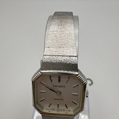 Orient GeminiStar QZ Wristwatch Belt Japan Made Vintage Quartz Timepiece