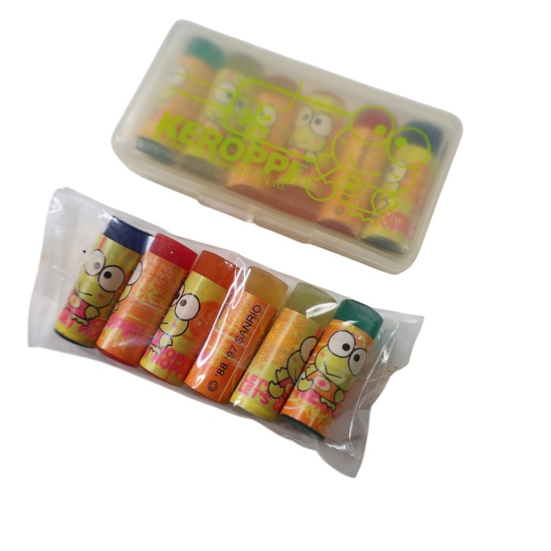 Vintage 90s Sanrio Kerokero Keroppi Character Easers