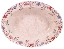 Wicker Dale Vegetable Bowl Copeland Spode 10in. 2/4088 C1891 Vintage