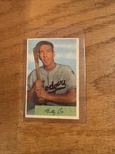 1954 Bowman Baseball Billy Cox Dodgers #26