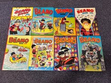Bundle of 8 Beano Hardback Annuals/Books  Bundle Various Years  from 1991