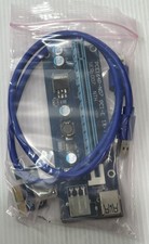 PCI-E 1x to 16x USB GPU Riser Extender Adapter Card PCIE164P-N03 VER: 006C