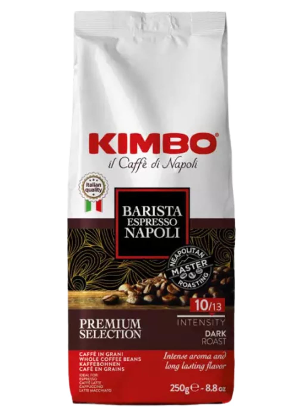 Kimbo Espresso Napoletano Coffee Beans - 250G Bag - Image 4
