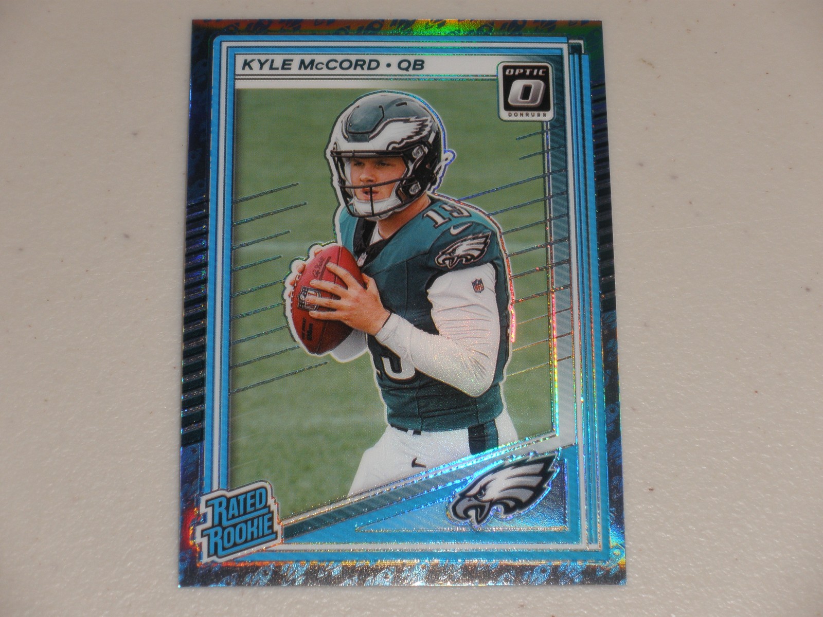 2025 Donruss Optic Rated Rookie Rocket Prizm #283 Kyle McCord RC