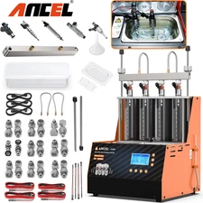 ANCEL JC400 Ultrasonic Fuel Injectors Cleaner Tester GDI Injectors Machine