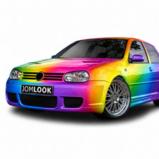 Stoßstange vorne Rennsport Design passend für VW Golf 4 inkl Grill mit ABE
