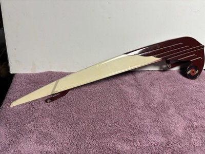 Postwar 1940's Circa BF Goodrich B6 Autocycle Maroon Ivory Chain Guard
