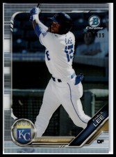 2019 Bowman Chrome #BCP-215 Khalil Lee Prospects Refractor #/499