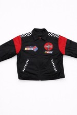 Vintage NASCAR Men  s Coca Cola Leather Racing Jacket XL 1X Black Red Bomber