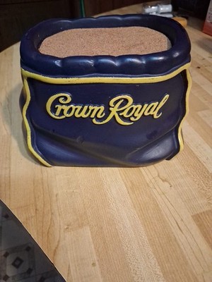 70s Seagram s Crown Royal Liquor Bottle Display Base Stand Rare Great Condition 