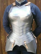 Medieval Half Body Armor Suit Cuirass & Pauldrons Warrior Steel Armor