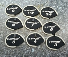 Set Of 9 Neoprene Golf Club Iron Headcovers With Dunlop Branding Brand New
