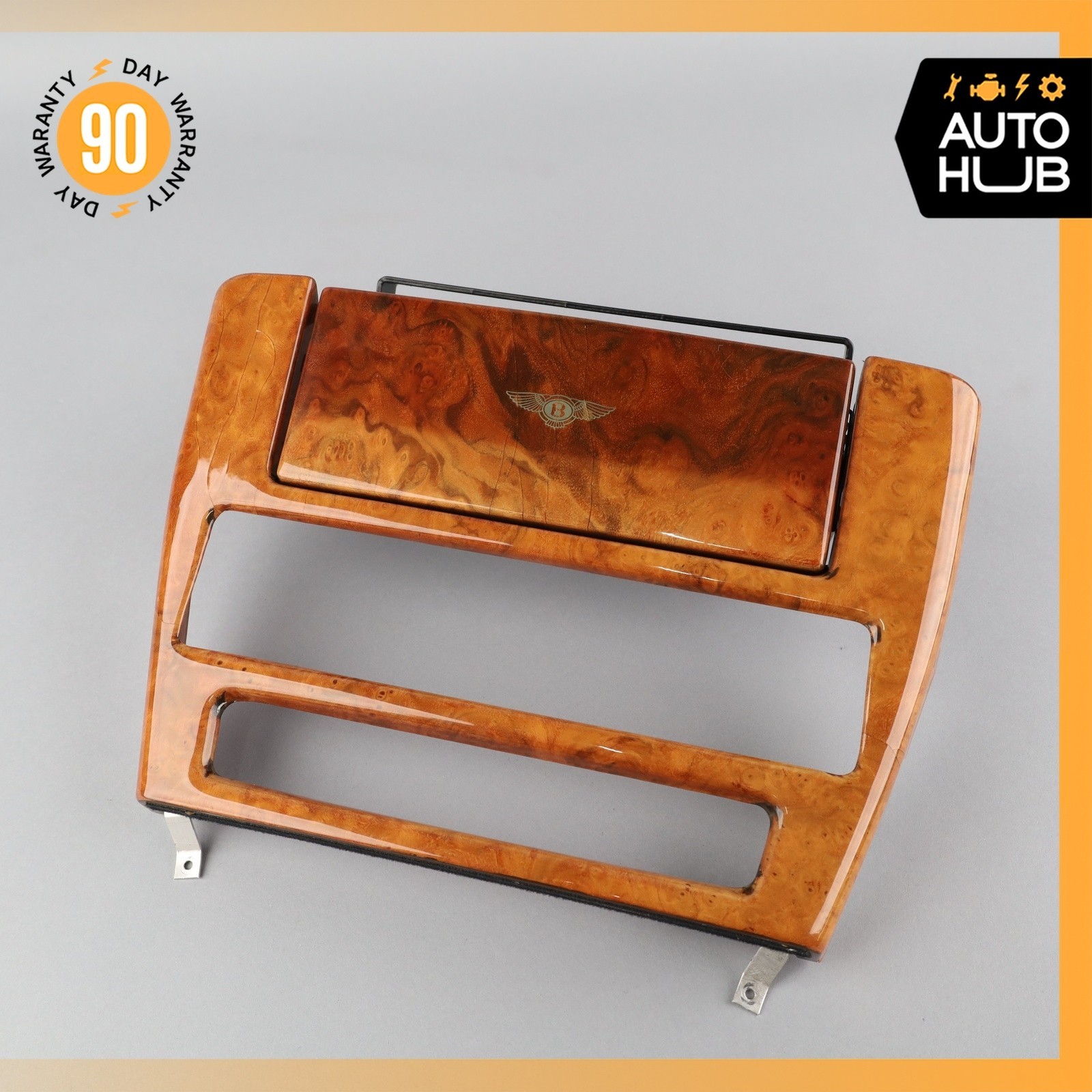 99-04 Bentley Arnage Dashboard Center Console Panel Trim Set Wood OEM 42k