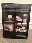 Atmospheres Teardrop Glass Table Lamp, Drum Shade, Inline, E26 Mid-Century — photo 2