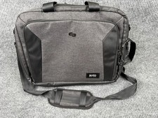 Solo New York NOM301-10 17" Laptop Messenger Briefcase Gray Travel Bag