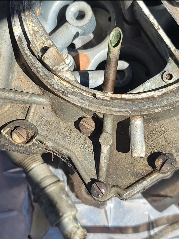 Chevrolet GM Rochester 1966 4 JET 4 BBL carburador 283 66 Chevy II Nova # 702512 Foto 3 de 4
