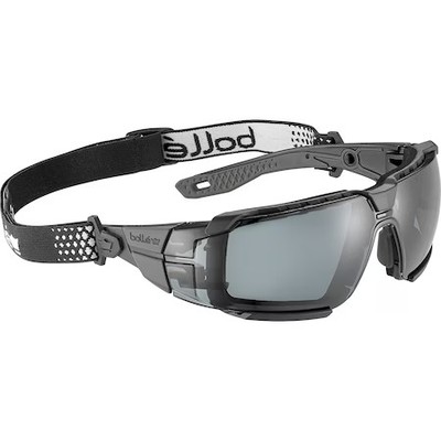 Bolle Safety Rusxmn20u Rush+, Safety Glasses, Anti-Fog & Anti-Scratch, Smoke