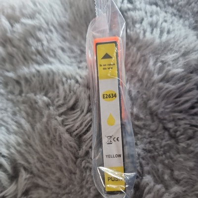 1 gelbe Drucker Tintenpatrone als Ersatz 2634 (26XL) nicht OEM / kompatibel
