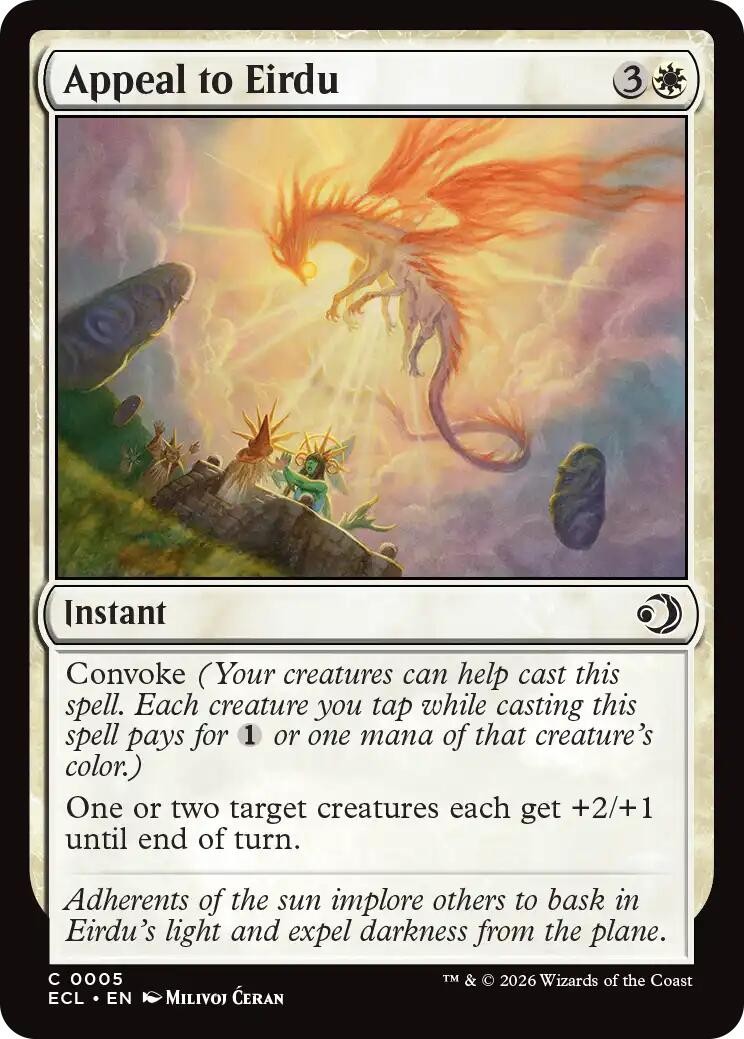 Magic Lorwyn Eclipsed Appeal to Eirdu [ECL - 5]