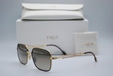 NEW FRED FG40080U 30P GOLD AVIATOR AUTHENTIC SUNGLASSES FRAMES 56-17
