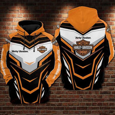 Harley Racing Davidson 3D Hoodie , Unisex Adults S-5XL