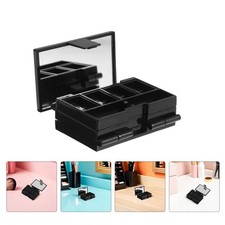  2 pezzi di palette per il trucco vuote: organizer per il trucco pieghevole a 3