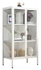 VCM - Stahl Glas Vitrine Schaukasten Floka M H. 110 x B. 60 x T. 35 cm