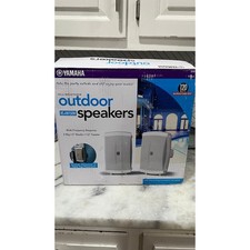 Yamaha NS-AW150W Outdoor Speakers White Pair new