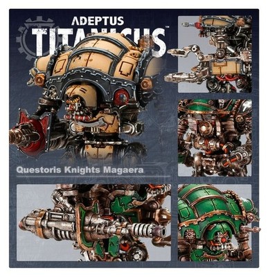 Forge World Adeptus Titanicus Mechanicum Questoris Knights Magaera