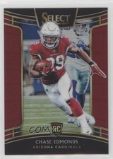 2018 Panini Select Concourse Maroon Prizm /99 Chase Edmonds #64 jg5