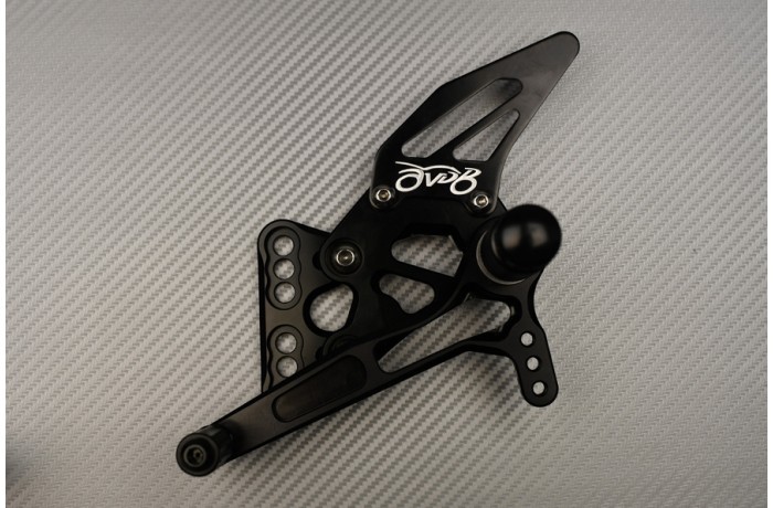 Platines commandes reculées racing pour ajuster la position de pilotage GSXR 1000 WVB6 - 3