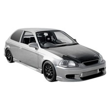 For Honda Civic 96-98 Duraflex C-1 Style Fiberglass Front Bumper Cover Unpainted For Honda Civic 96-98 Duraflex C-1 Style Fiberglass Front Bumper Cover Unpainted