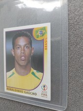 Autocollant Panini Coupe Du Monde 2002 Ronaldinho Brésil - Noté SGC 6 (gradé)