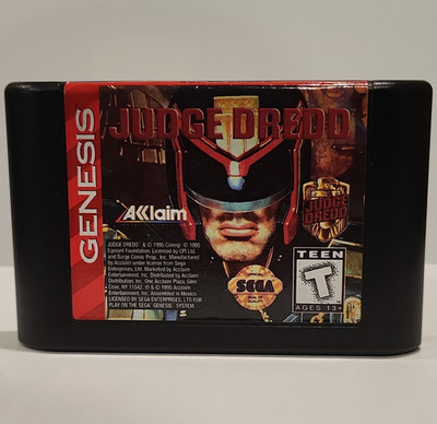 Judge Dredd for Sega Genesis (1995) Tested - Cartridge Only