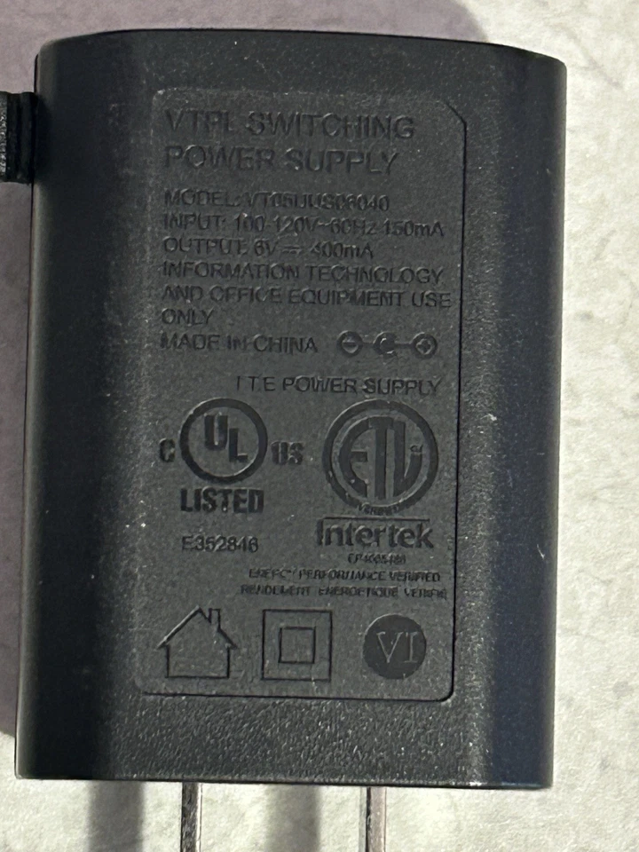 Vtech 6V Cordless Phone Base AC Adapter Free Shipping!  - Image 3 of 3