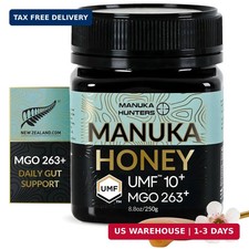 Manuka Hunters UMF 10 /MGO 263 Certified New Zealand Manuka Honey - 100 Pure N