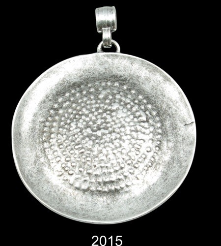 Mittelalter Style Metall Anhänger Schmuck Antik Silber Handgefertigt Geschenkide - Foto 1 di 6