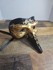 Venetian Masquerade Mask Italy Victorian Style Del Galeone 2017 Long Nose