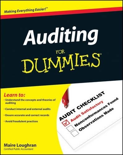 Auditing For Dummies by Maire Loughran - 9780470530719
