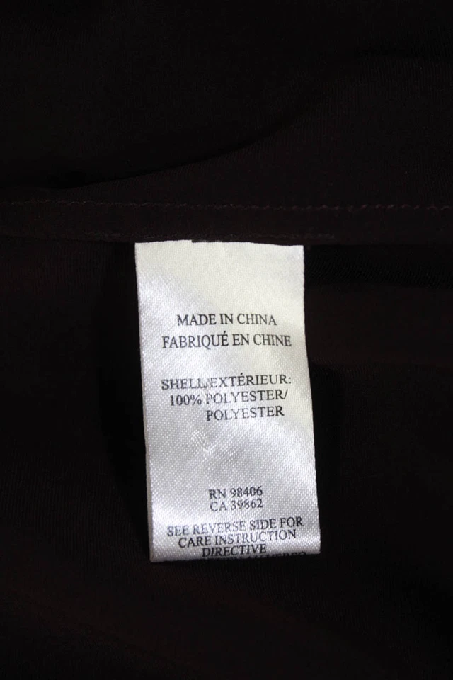 Blusa ligera sin mangas con cuello para mujer Theyskens Theory púrpura talla PS Foto 4 de 4