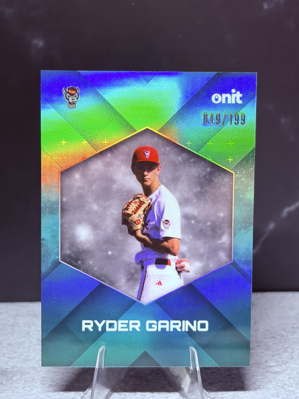 #44 Ryder Garino 2026 ONIT Athlete Gravity Teal #/199
