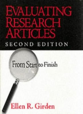 Evaluating Research Articles from Start to Finish,Dr. Ellen R. G