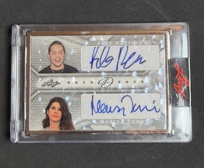 2023 Leaf Decadence Pete Davidson Marisa Tomei #CA-44 Costar Autos Silver 1/1
