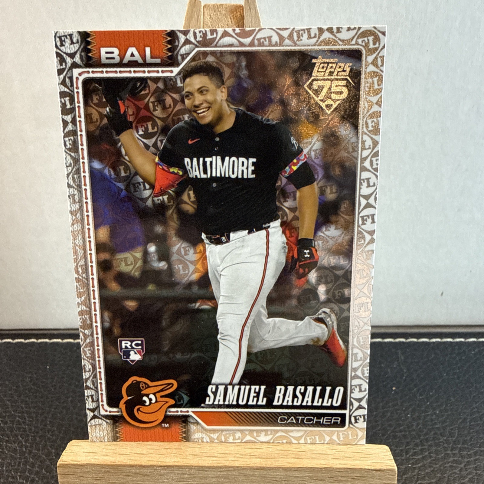 2026 Topps Series 1 Samuel Basallo #104 Spring Training Foil RC Rookie Orioles
