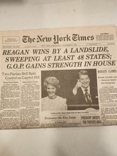 New York Times January 21 1981 Ronald Reagan Inauguration City Edition