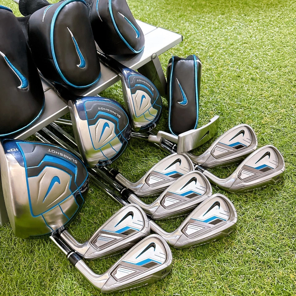 NIKE SLINGSHOT Mazze da Golf Uomo Set 11pz UNIFLEX Destro dal Giappone - Immagine 2 di 4