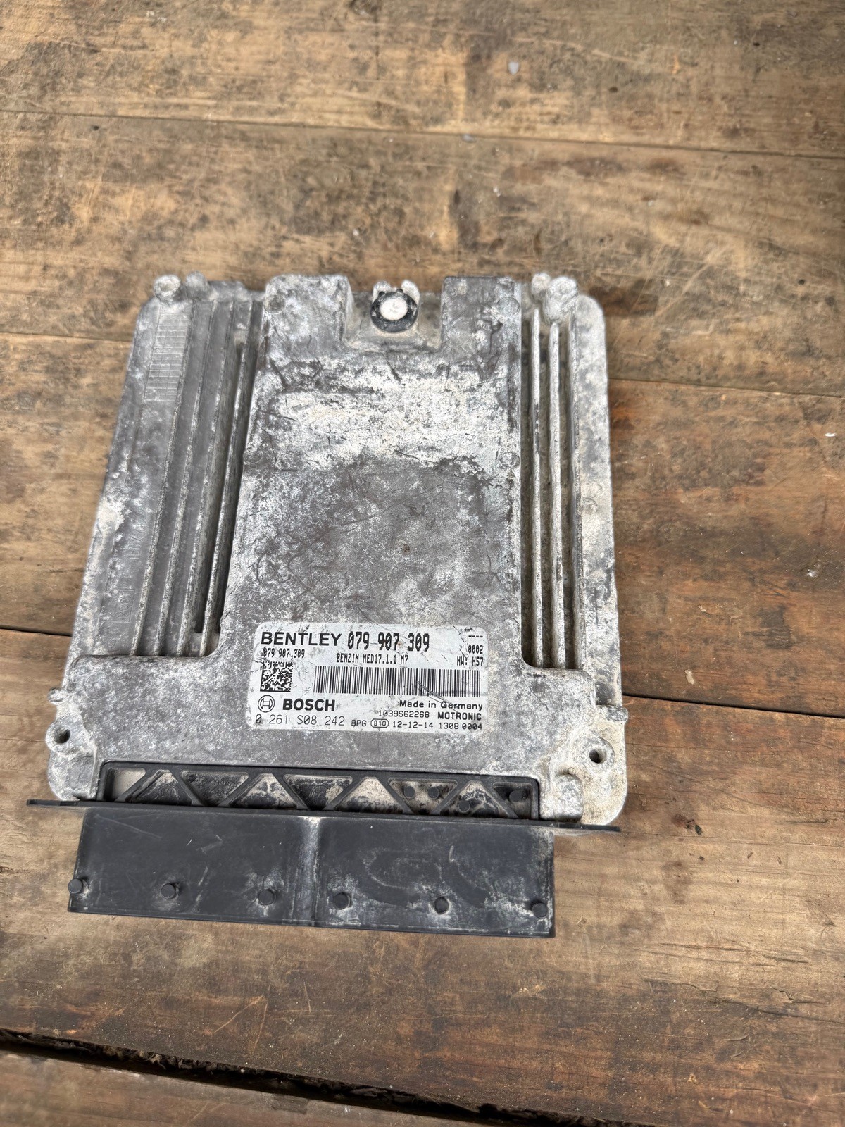 13 14 15 Bentley Continental GT Engine Control Module Computer 079907309 4.0L