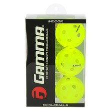 Gamma Sports Photon Indoor Pickleballs, High-Vis Optic Green USAPA Approved