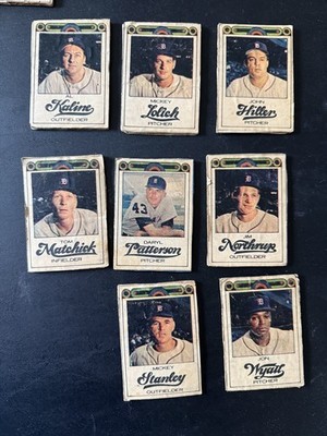 1968 DETROIT FREE PRESS TIGERS BUBBLEGUM LESS CARDS ALMOST COMPLETE SET MAGAZINE