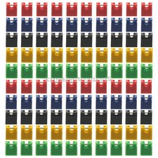 100PCS 5 Color Pitch Jumper shorted Cap  Headers  Wire Housings 2.54MM SHUNT